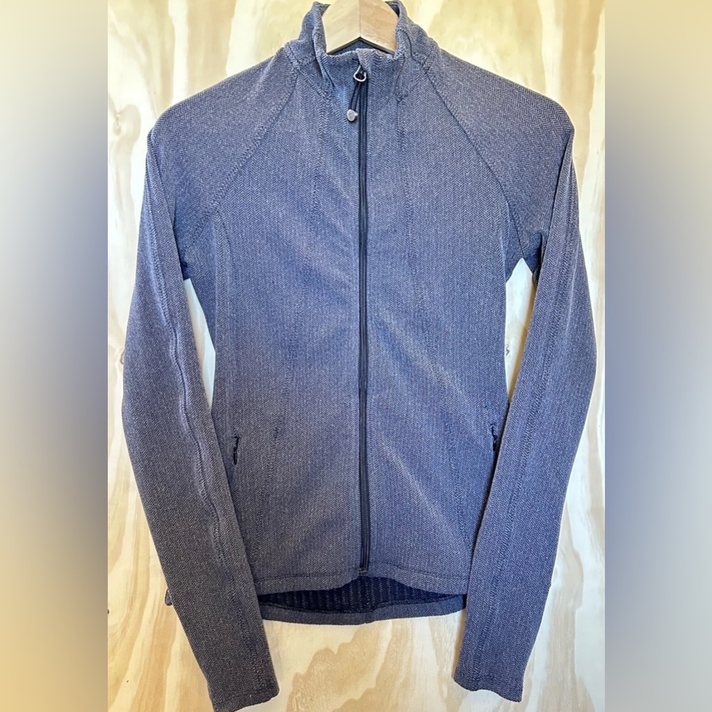 Athleta Full Zip Women’s Gray Pullover Gym Yoga Top Jacket Size XS